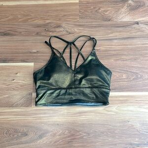 Born Primitive Gold Sports Bra